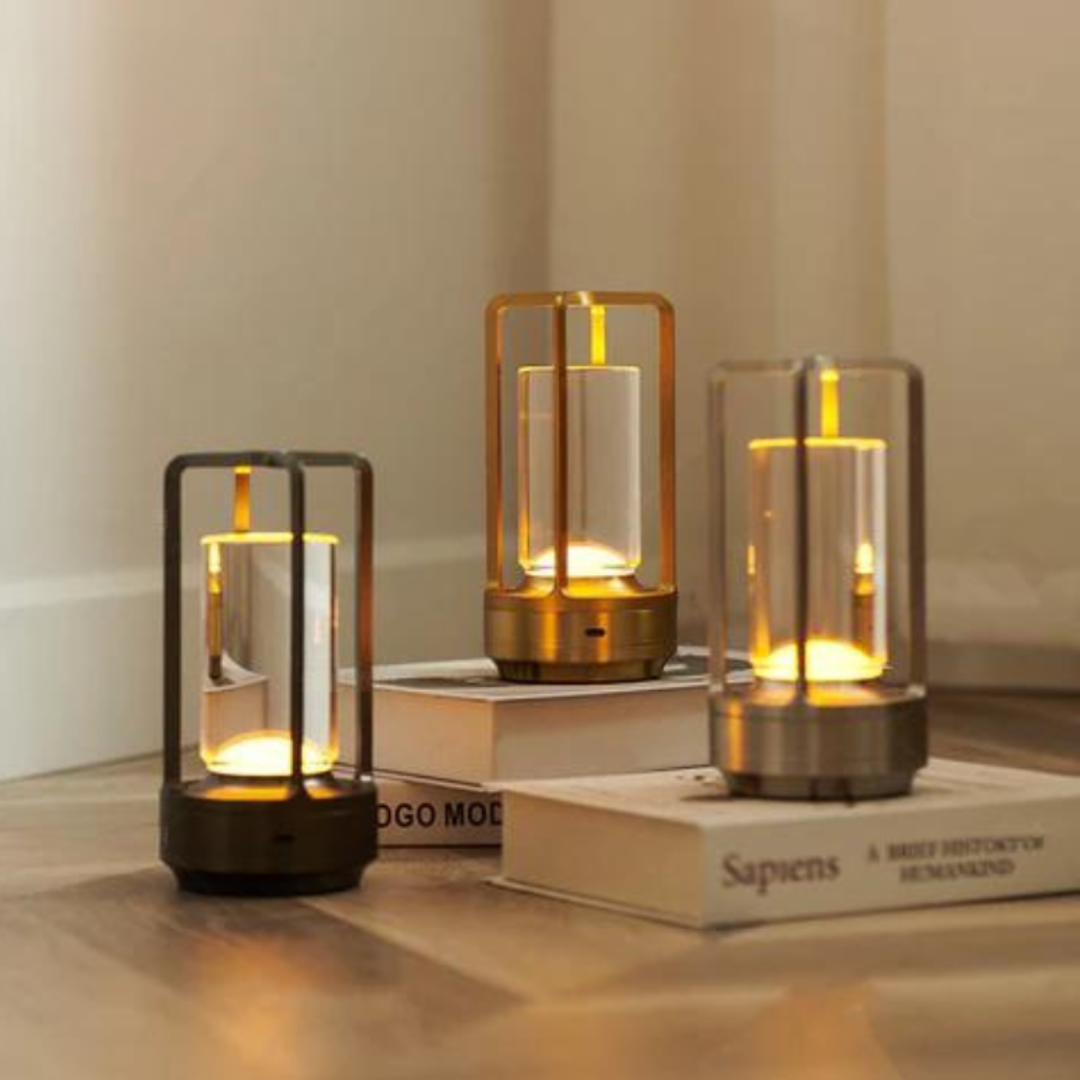Contemporary Cylinder LED Wireless Table Lamp 1-Light