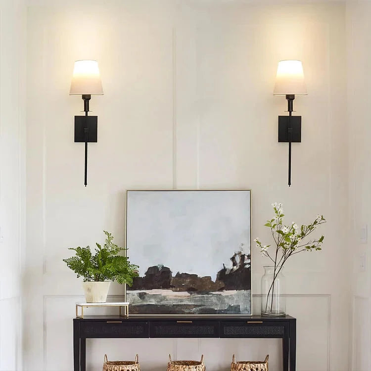 Modern Fabric Wall Sconce 1-Light