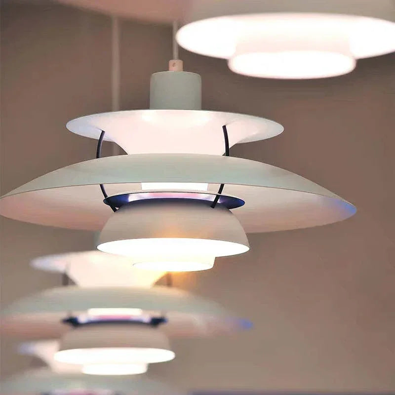 Scandinavian Aluminium Adjustable Angle Pendant Light 1-Light