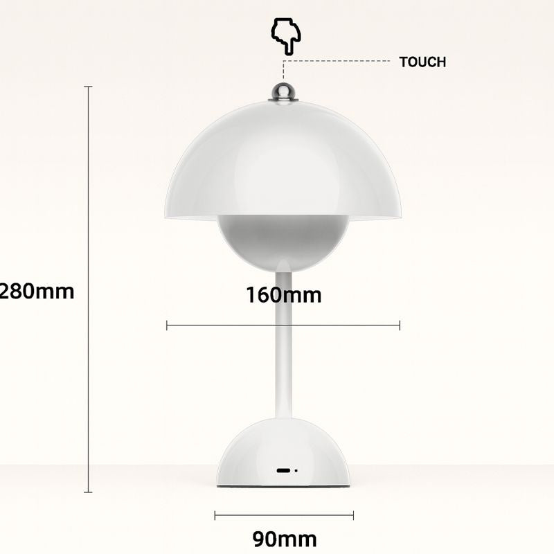 Contemporary Dome Wireless LED Table Lamp 1-Light