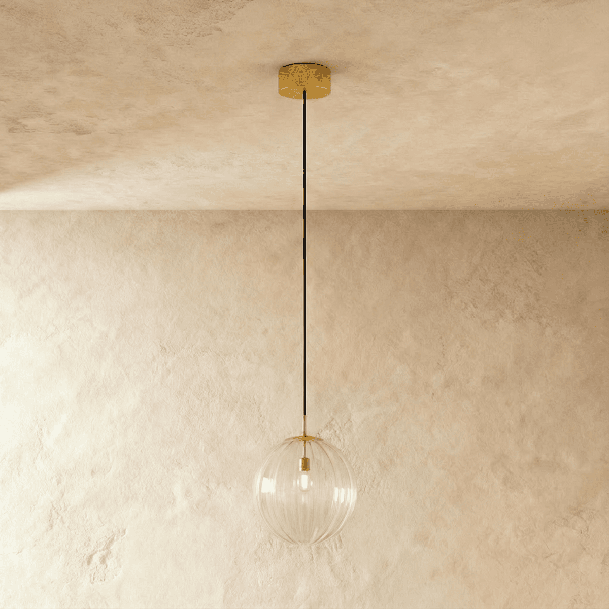 Modern Iron Dome Shade Pendant Light 1-Light
