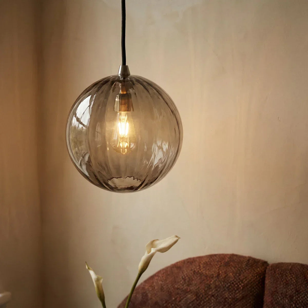 Modern Iron Dome Shade Pendant Light 1-Light