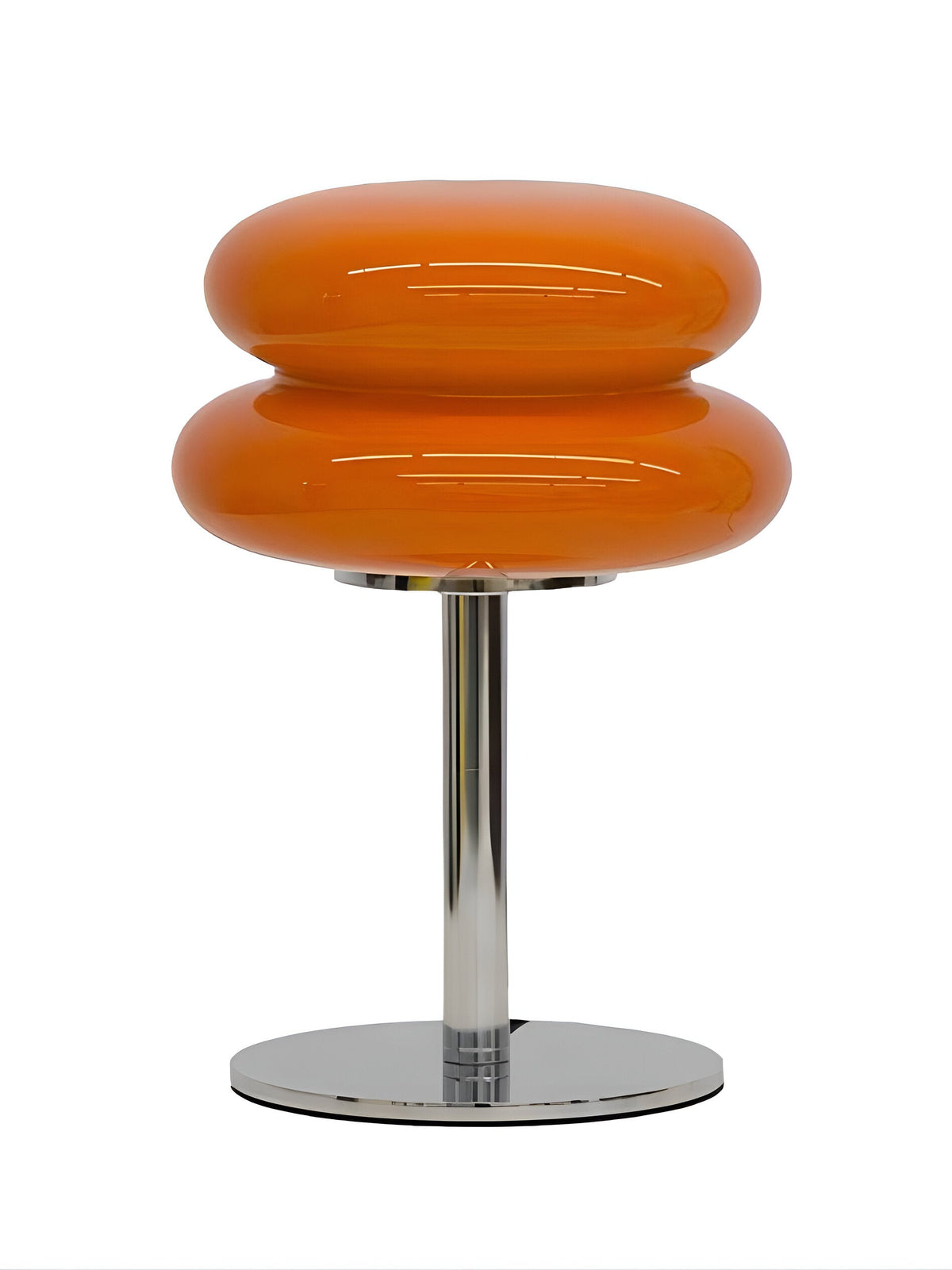 Contemporary Glass Base Table Lamp 1-Light