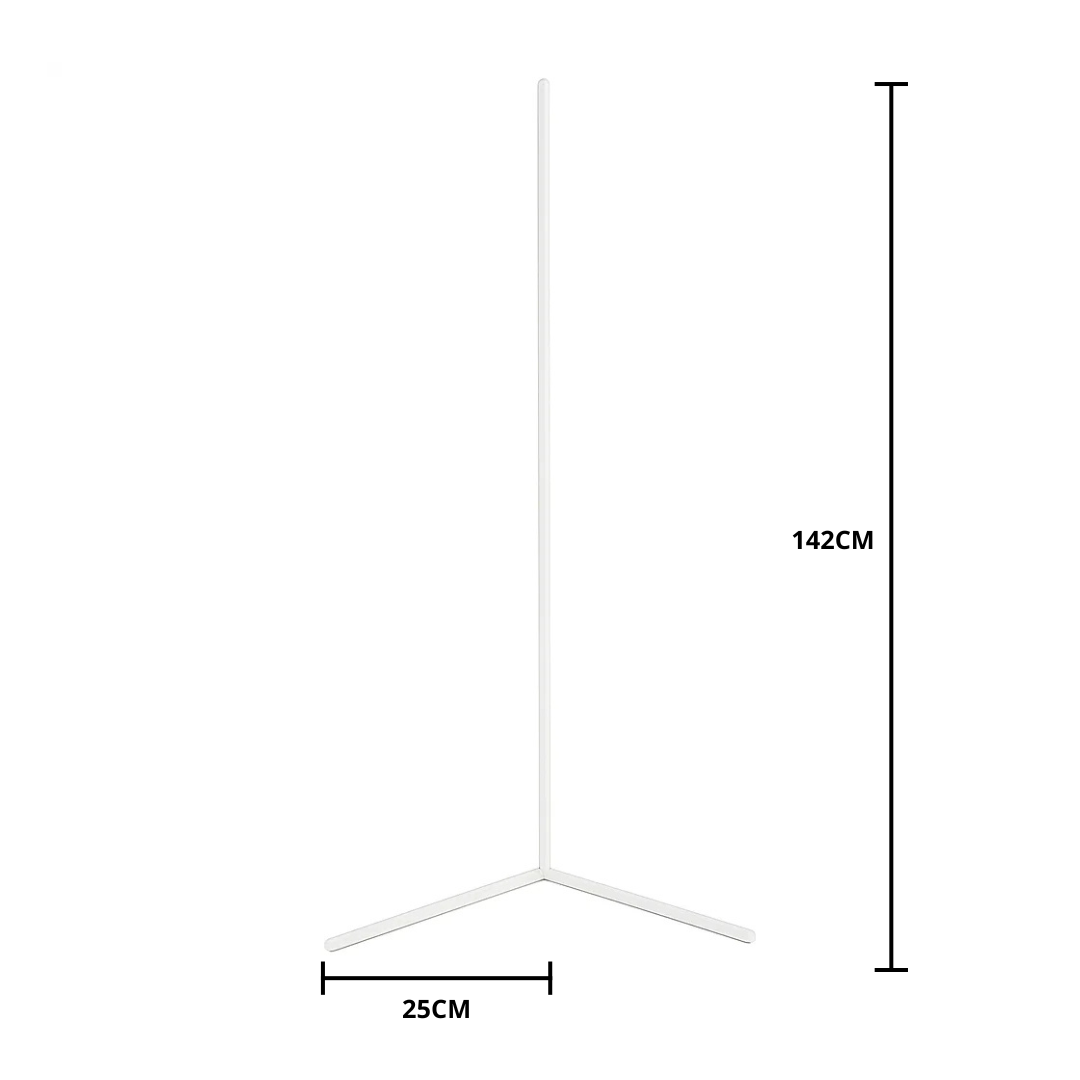 Minimalist Aluminium Remote Control Floor Lamp 1-Light