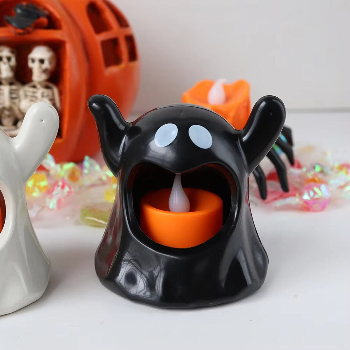 Halloween Ghost Lamp LED Battery Operated Table Light