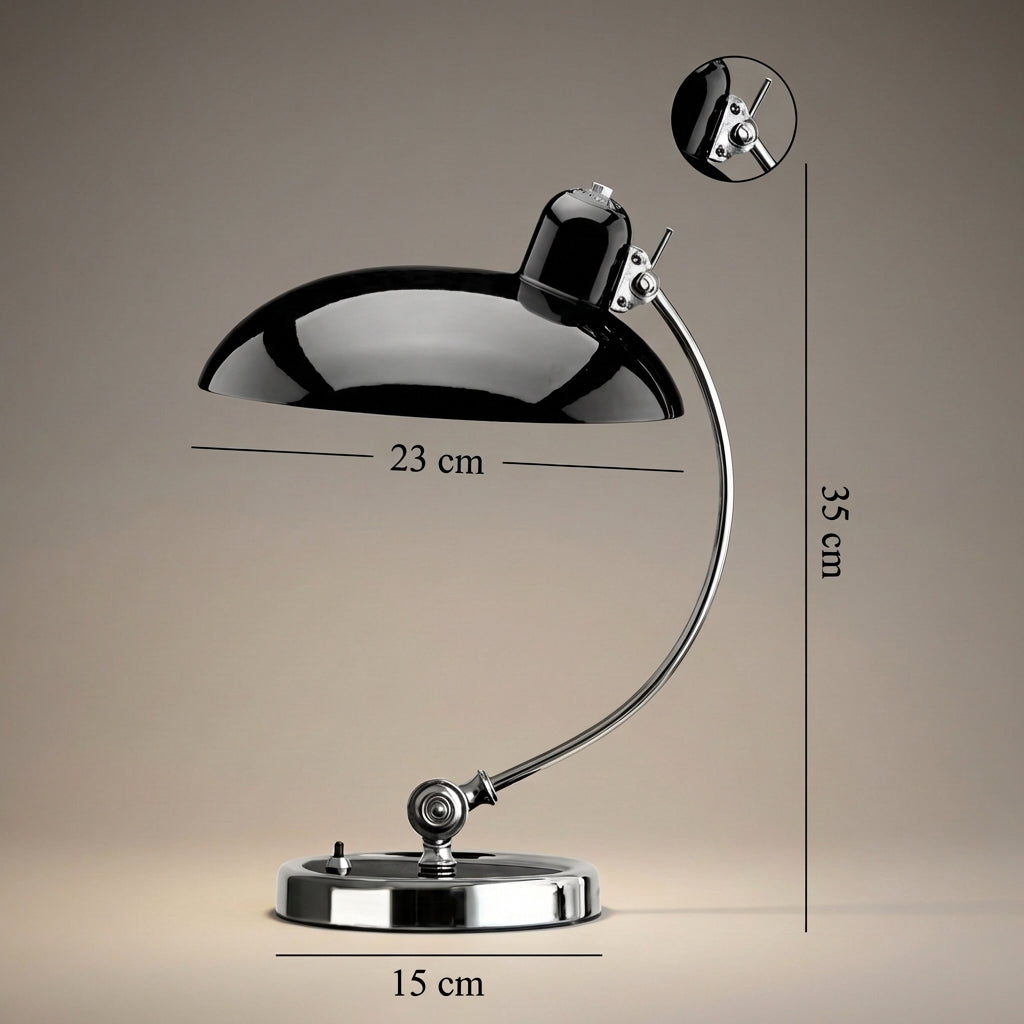 Contemporary Bauhaus Dome Table Lamp | 1-Light