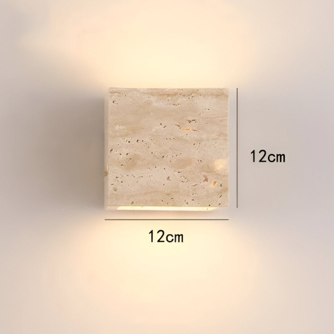 Minimalist Stone Natural Cave Wall Light 1-Light