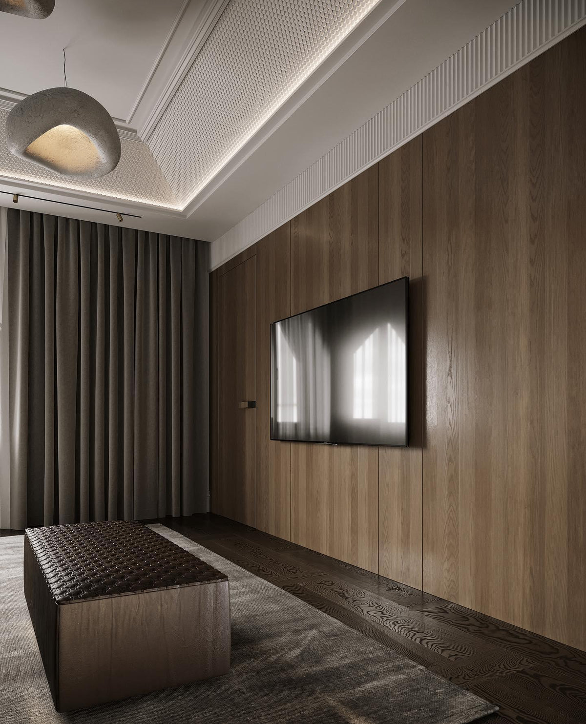 Contemporary Minimalist Dome LED Pendant Light 1-Light
