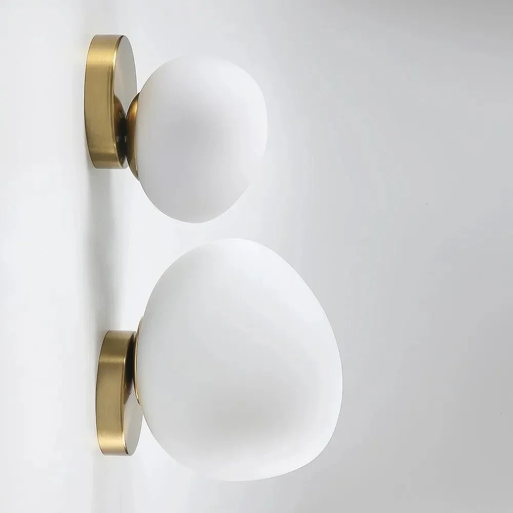 Modern Glass Wall Light 1-Light
