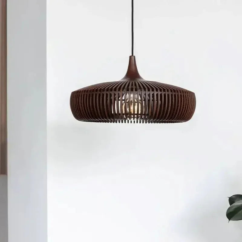 Scandinavian Wood Pendant Light 1-Light
