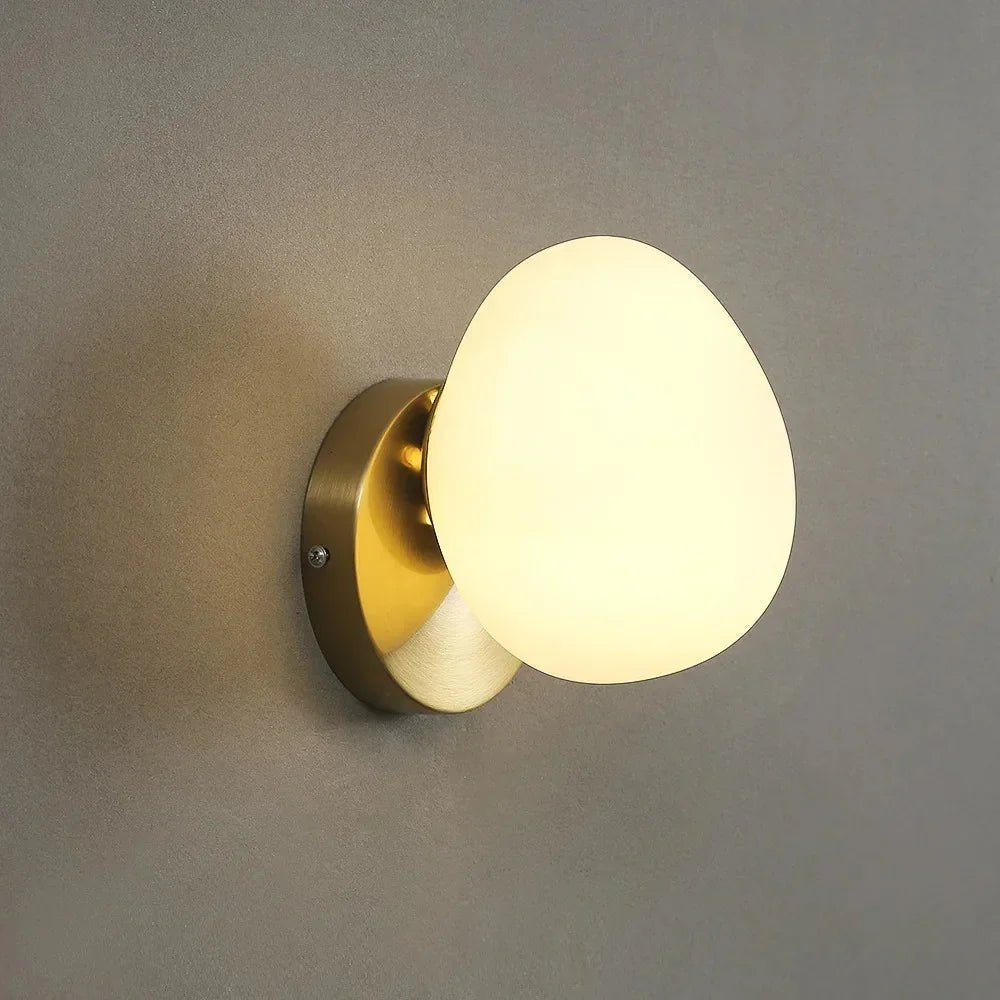 Modern Glass Wall Light 1-Light