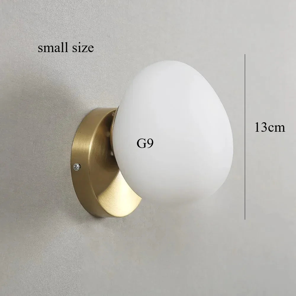 Modern Glass Wall Light 1-Light
