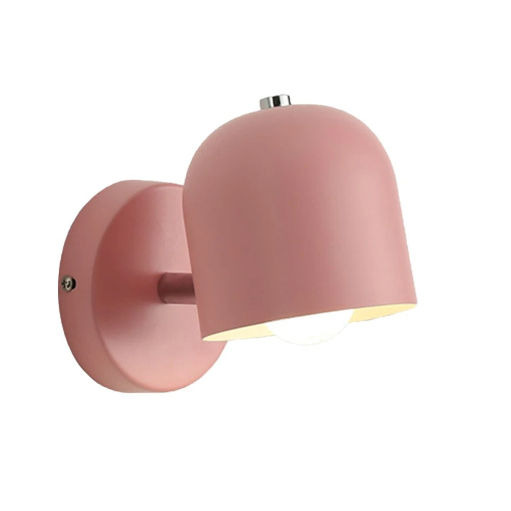 Contemporary Macaron Dome Wall Sconce LED 1-Light