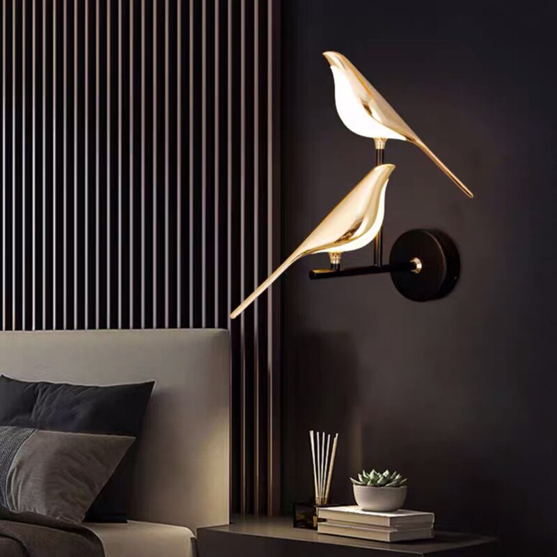 Contemporary Bird Wall Sconce LED Light