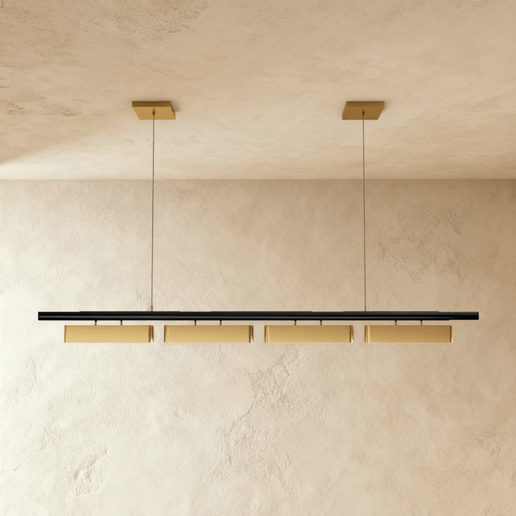 Modern Stainless Steel Multi Head Chandelier