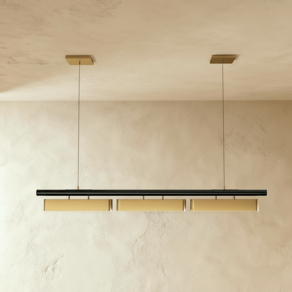 Modern Stainless Steel Multi Head Chandelier