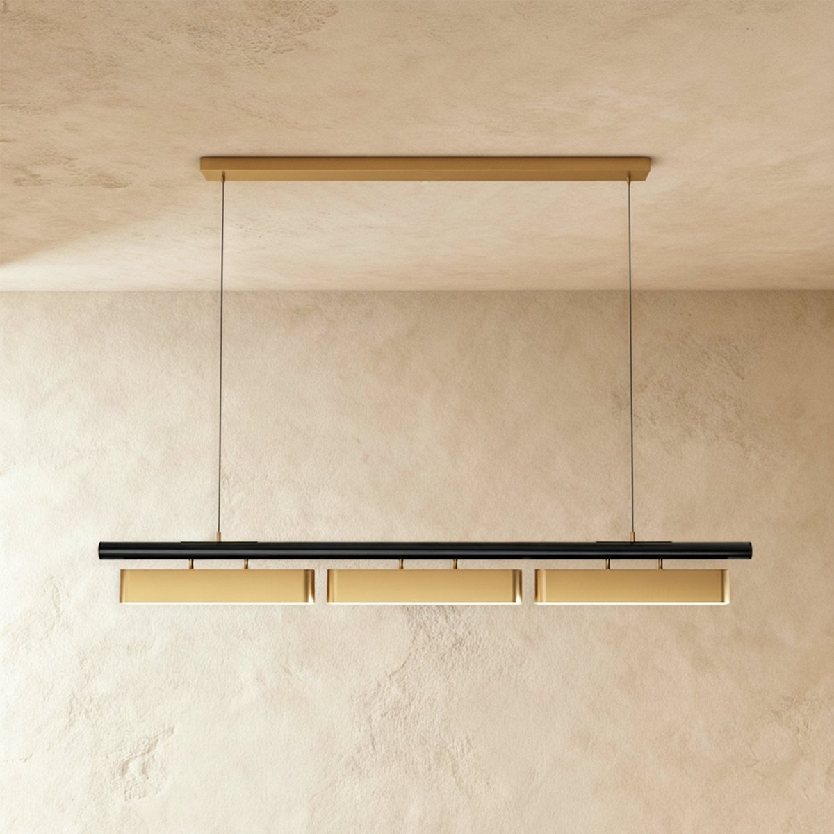 Modern Stainless Steel Multi Head Chandelier