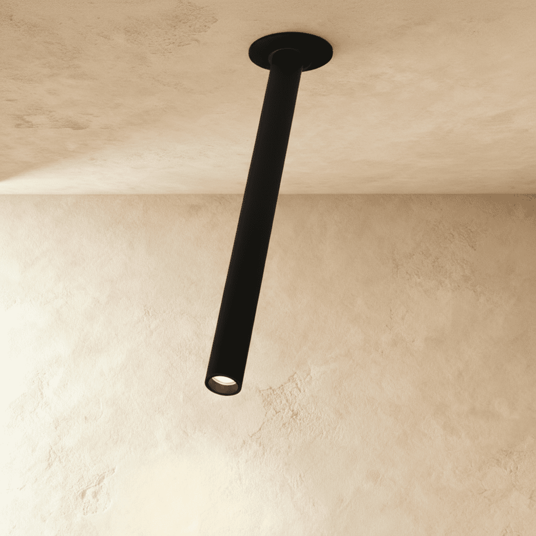 Minimalist Aluminium Cylindrical Shade Ceiling Light 1-Light