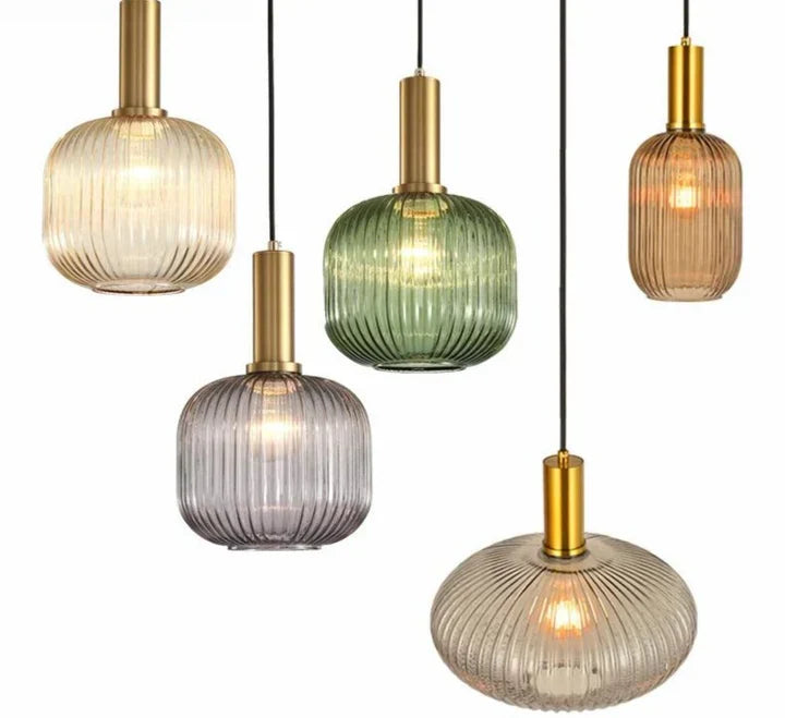 Contemporary Glass Tube Fitting Pendant Light 1-Light