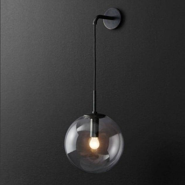 Contemporary Iron Swing Arm Wall Light 1-Light