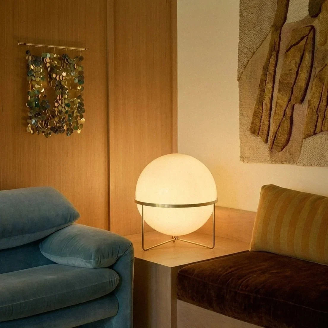 Modern Iron Layered Circular Floor Lamp 1-Light