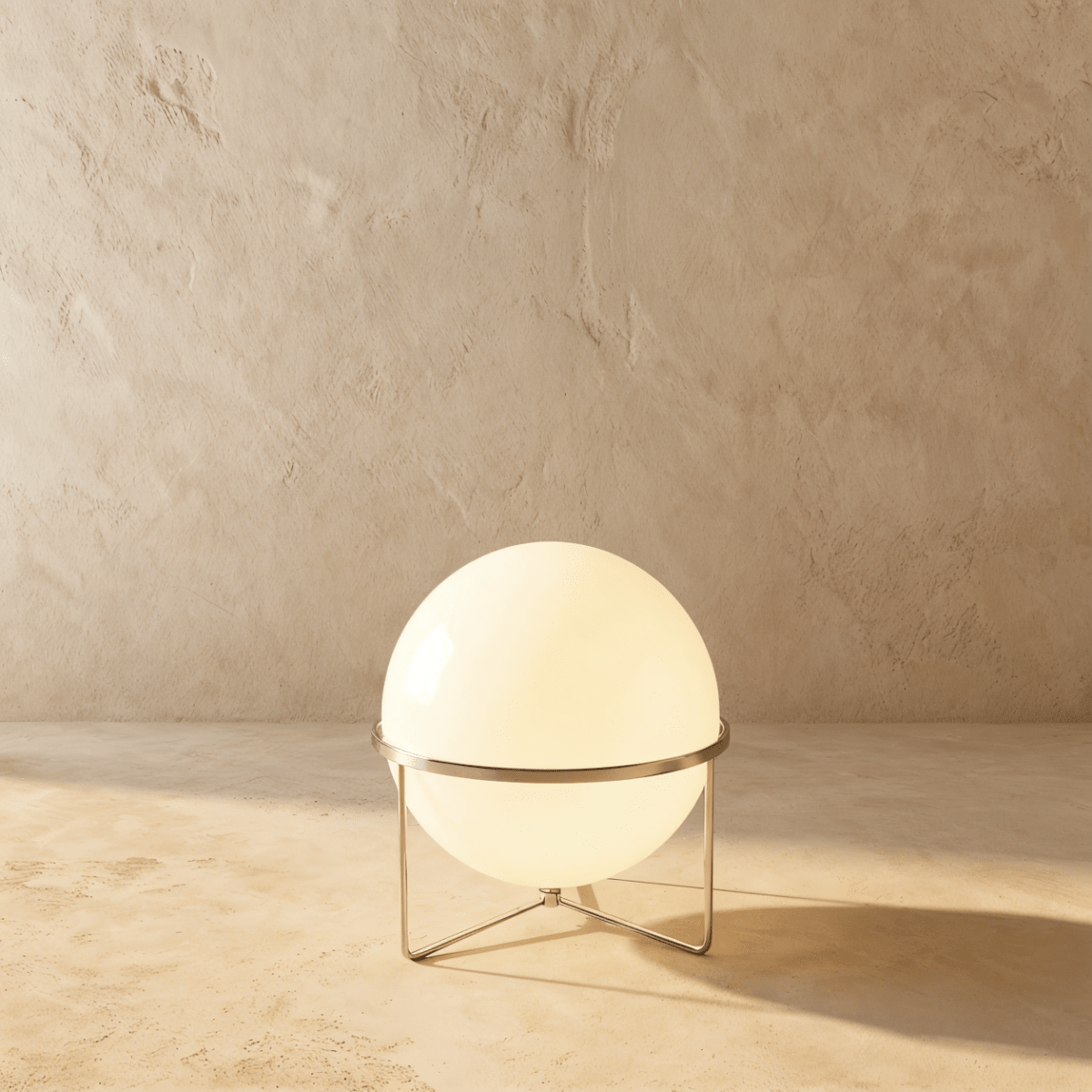 Modern Iron Layered Circular Floor Lamp 1-Light