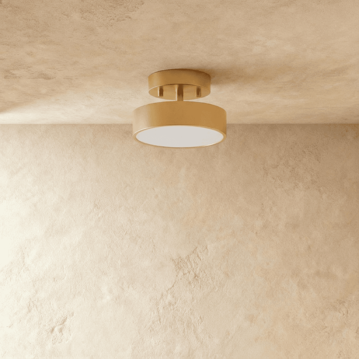 Modern Iron Wide Voltage Ceiling Light 1-Light