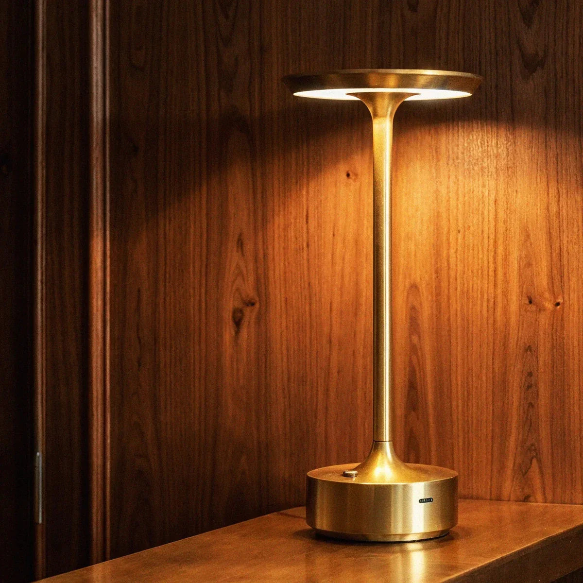 Modern Iron Acrylic Shade Table Lamp 1-Light