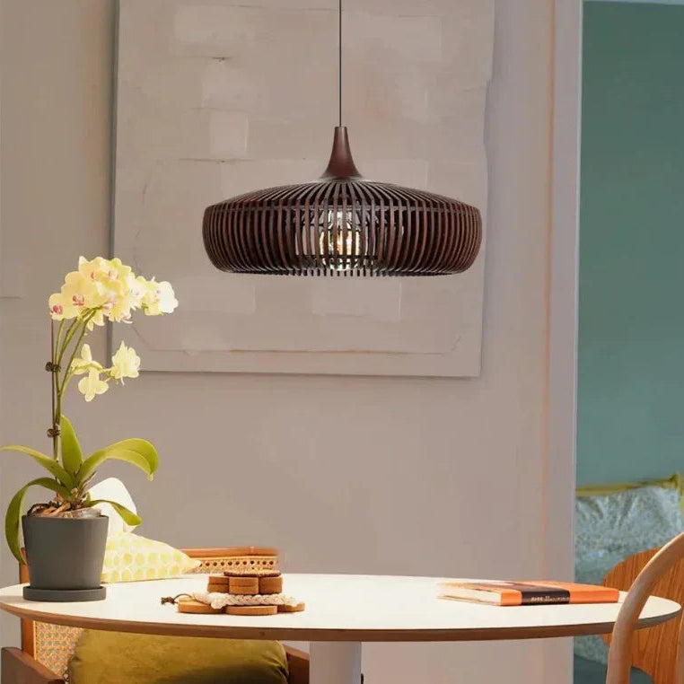 Scandinavian Wood Pendant Light 1-Light