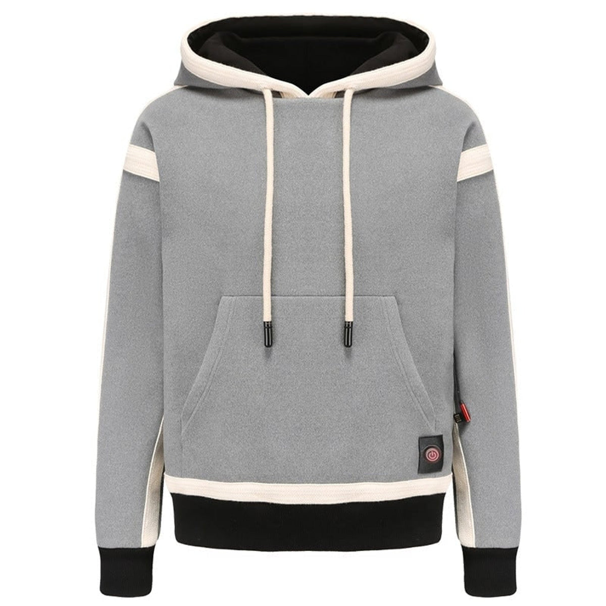 Women's Heated Hoodie USB Portable Fleece Pullover With Chest Back And Sleeve Heat Zones