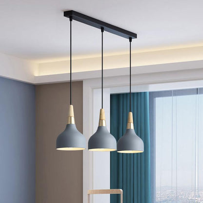 Contemporary Macaron Disc Pendant 1-Light