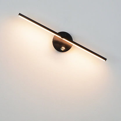 Scandinavian Minimalist Long Bar LED Wall Light | 1-Light
