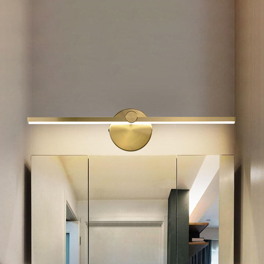 Scandinavian Minimalist Long Bar LED Wall Light | 1-Light