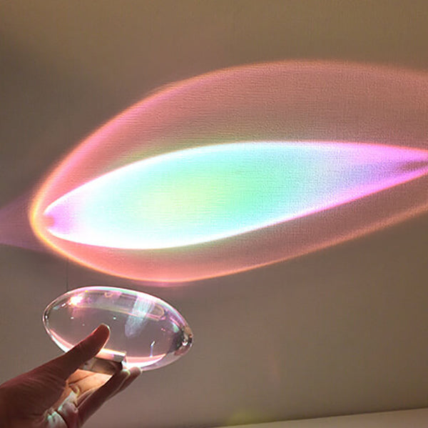 Contemporary Crystal LED Projection Table Light | USB Powered