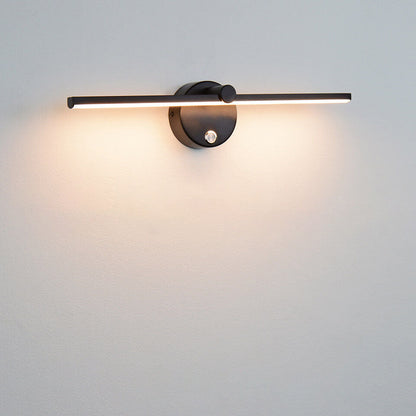 Scandinavian Minimalist Long Bar LED Wall Light | 1-Light