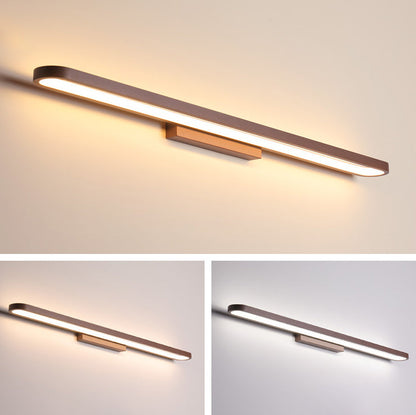 Contemporary LED Linear Mirror Wall Light | 1-Light