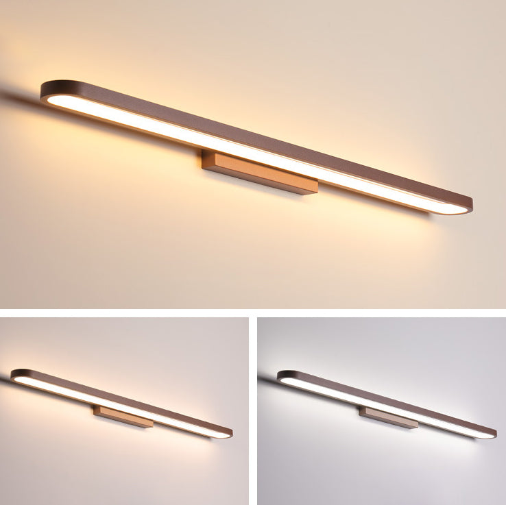 Contemporary LED Linear Mirror Wall Light | 1-Light