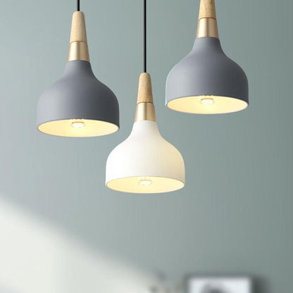 Contemporary Macaron Disc Pendant 1-Light