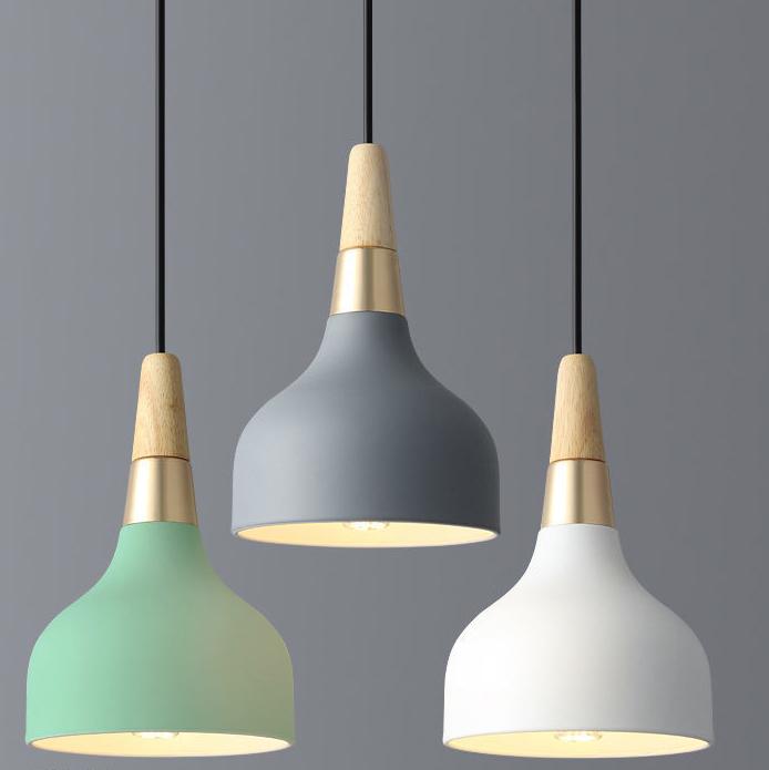 Contemporary Macaron Disc Pendant 1-Light