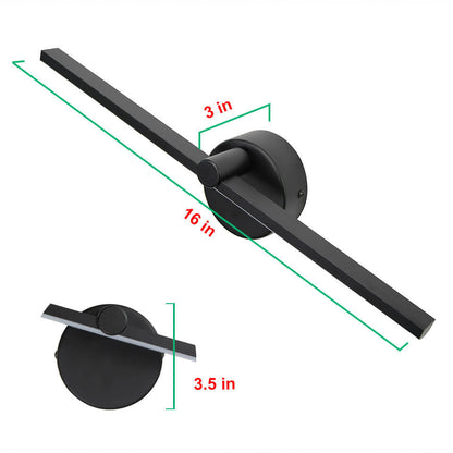 Scandinavian Minimalist Long Bar LED Wall Light | 1-Light