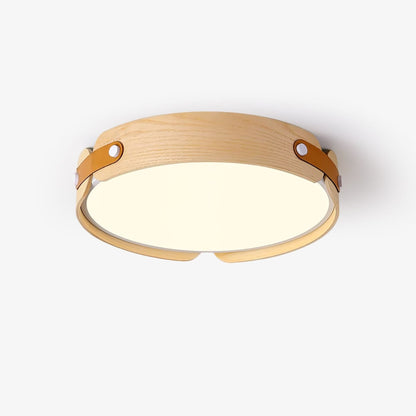 Scandinavian Iron Slim Low-Profile Ceiling Light 1-Light