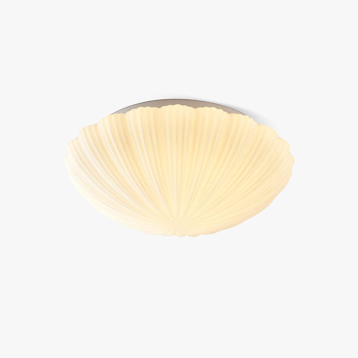 Modern Glass Flush Ceiling Light 1-Light