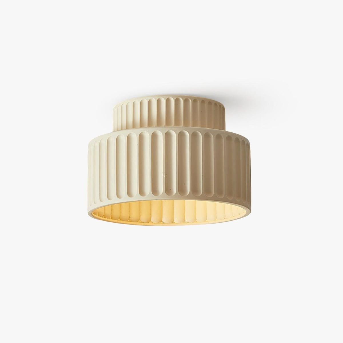 Modern Resin Semi-Flush Ceiling Light 1-Light