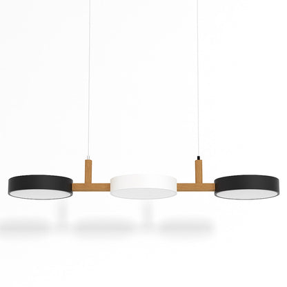 Modern Iron Linear Pendant Light 1-Light