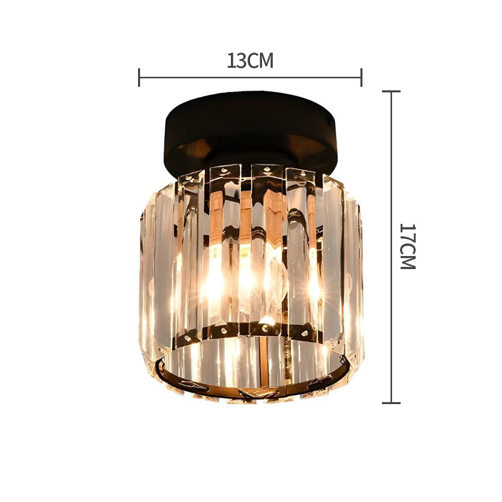 Contemporary Iron 1-Light Flush Ceiling Light 1-Light