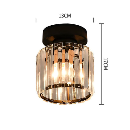 Contemporary Iron 1-Light Flush Ceiling Light 1-Light