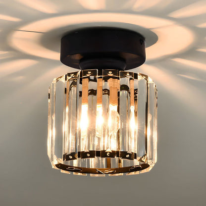 Contemporary Iron 1-Light Flush Ceiling Light 1-Light