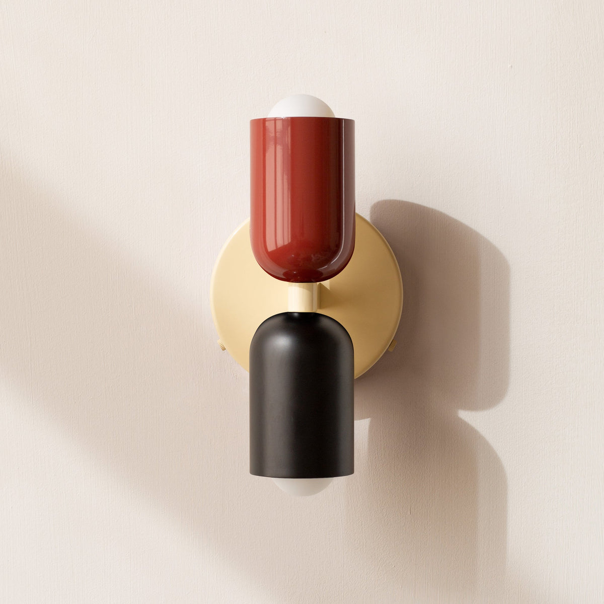 Contemporary Minimalist Cylinder Wall Sconce LED 2-Light