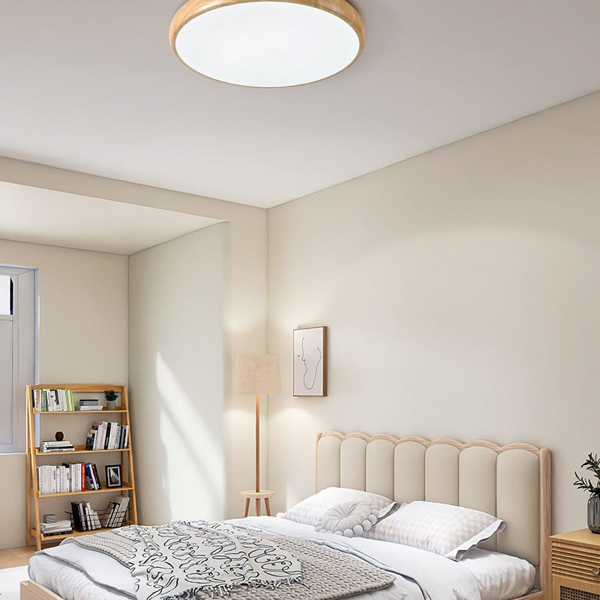 Scandinavian Iron Flush Ø30 Ceiling Light 1-Light