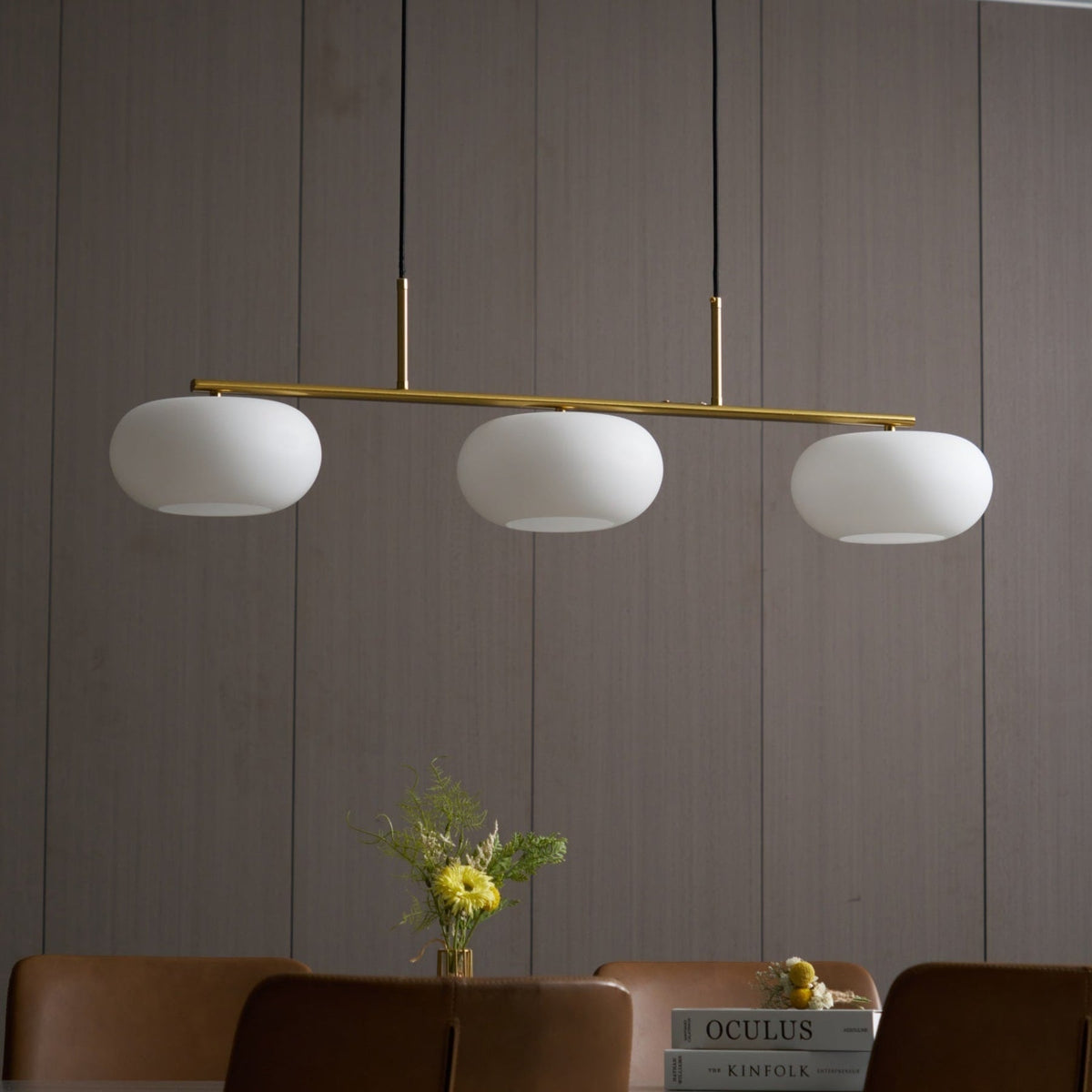 Modern Iron Tri-Colour Pendant Light 1-Light